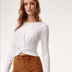 Aritzia Ortiz Tee in Tan